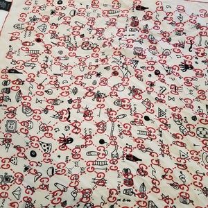 Gucci large silk scarf